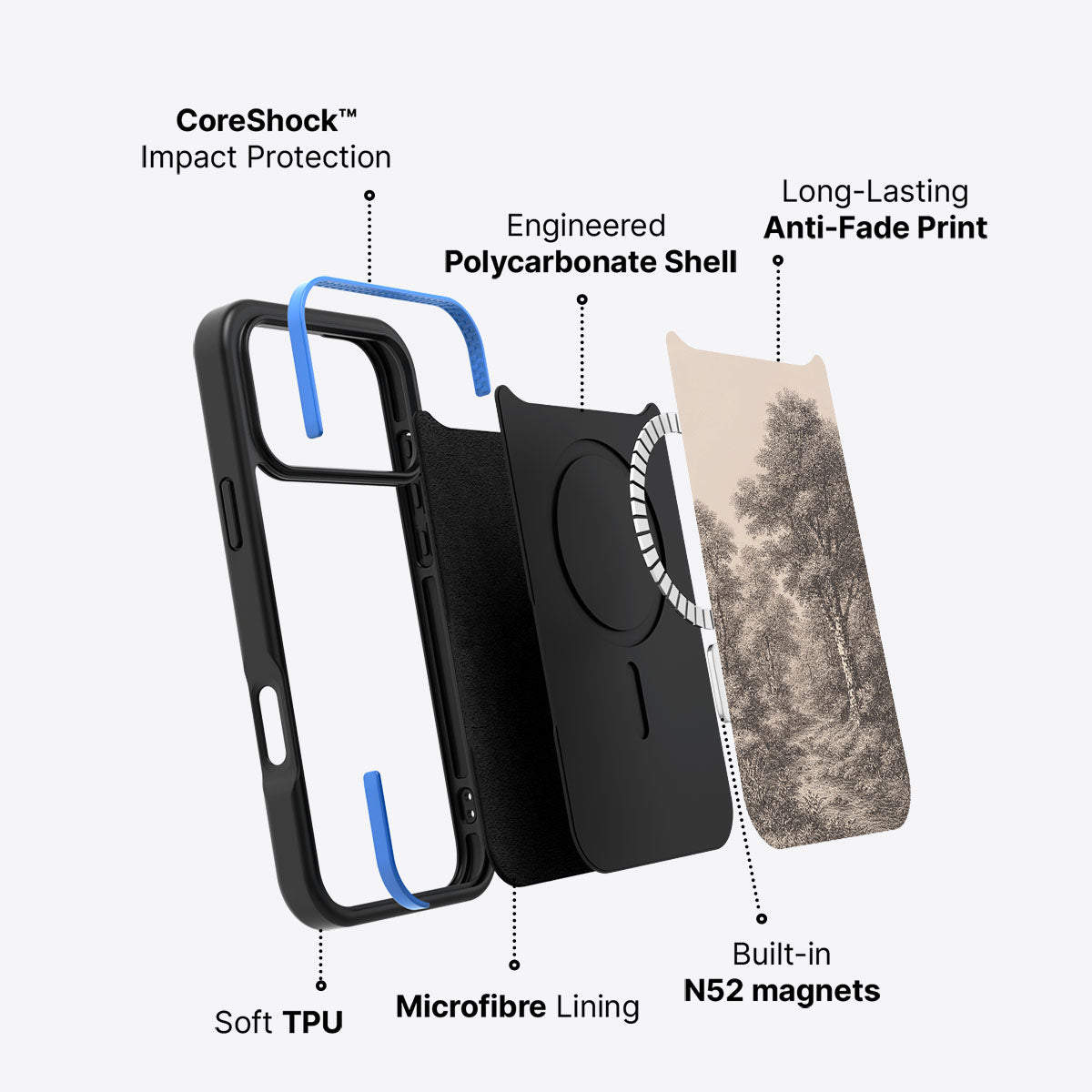 Woodland - iPhone 17 Pro Case #case type_core (magsafe)