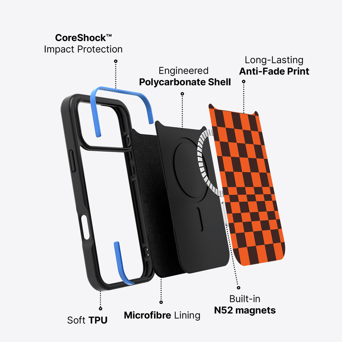 Amber Pop - iPhone 17 Pro Max Case