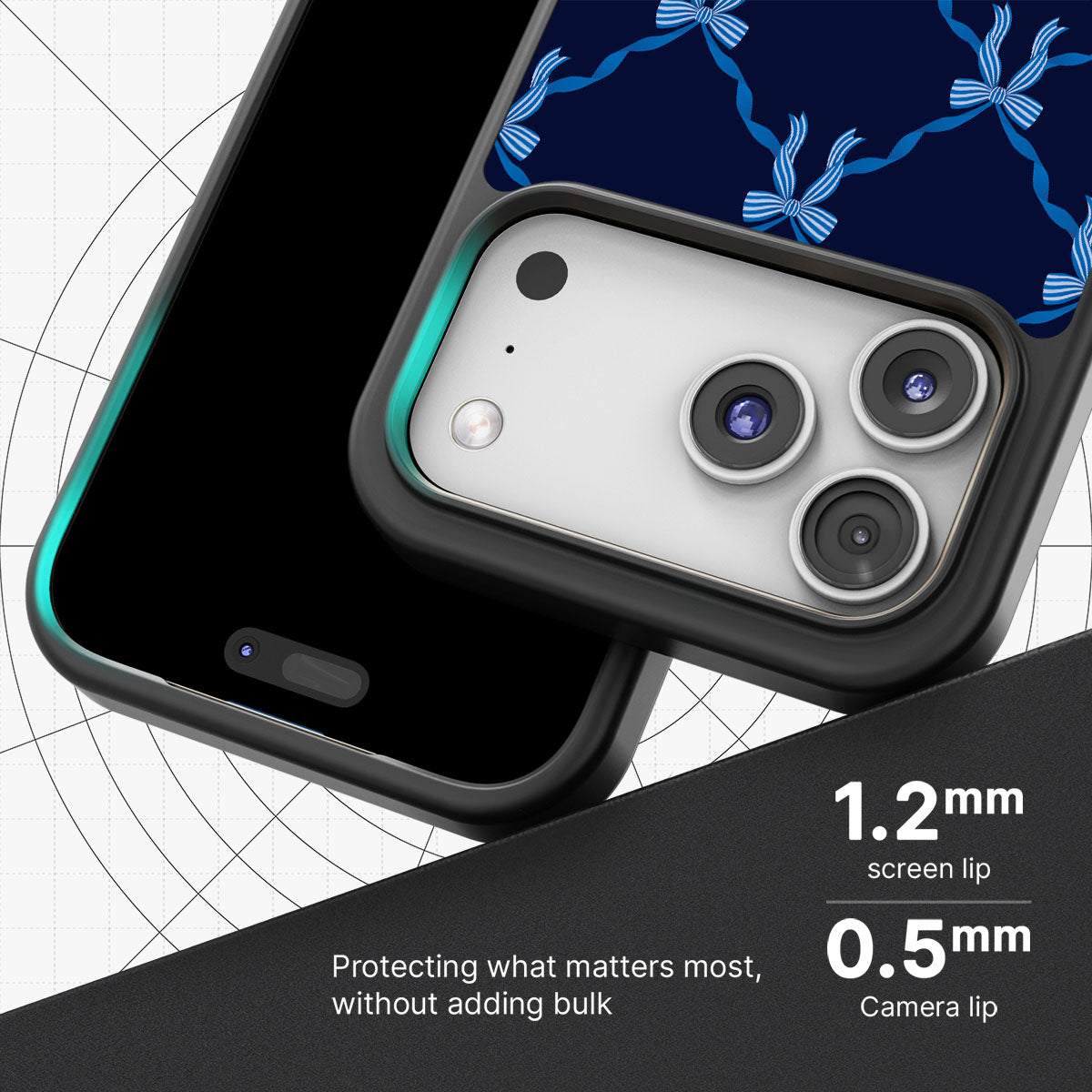 Azure Elegance - iPhone 17 Pro Max Case