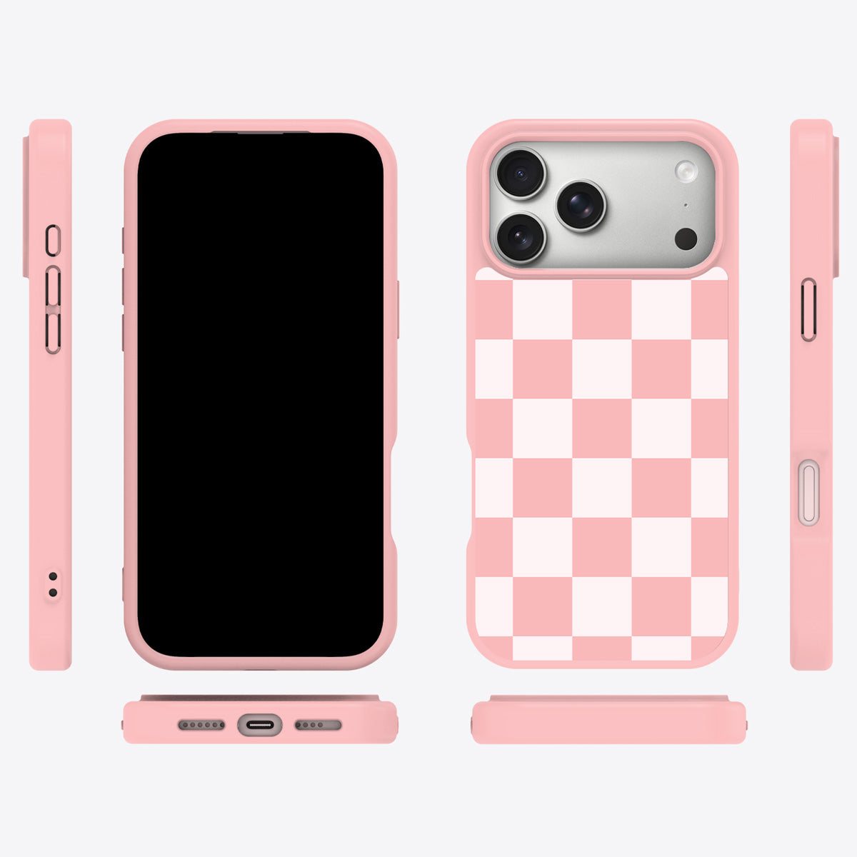 Ballet Tile iPhone 17 Pro Max case cover – multi-angle view