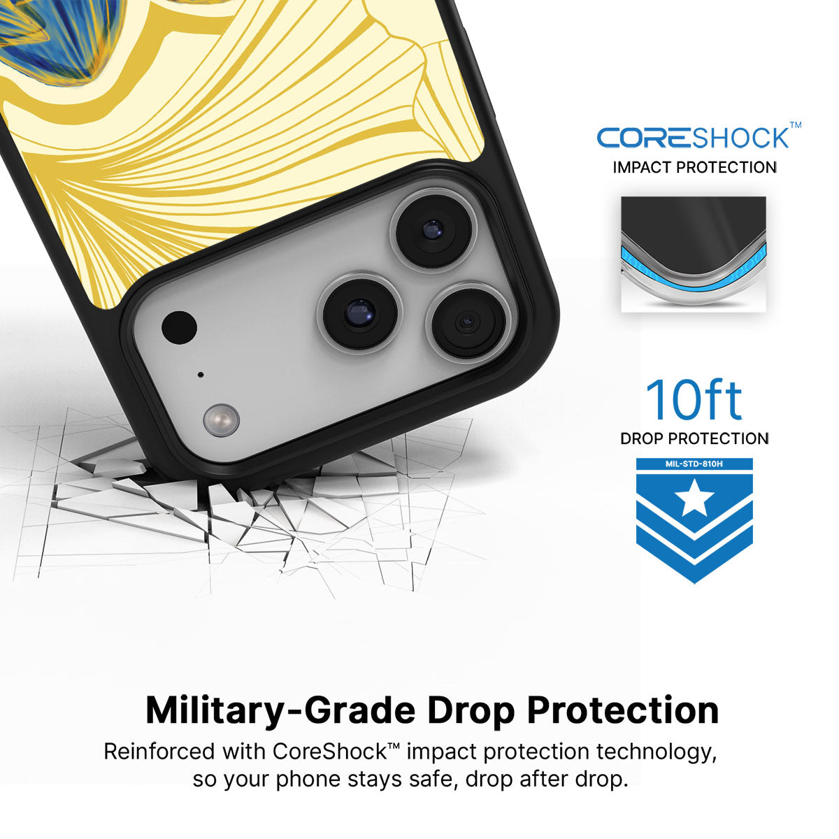 Blue Lotus - iPhone 17 Pro Max Case #case type_core (magsafe), #case type_core (non magsafe)