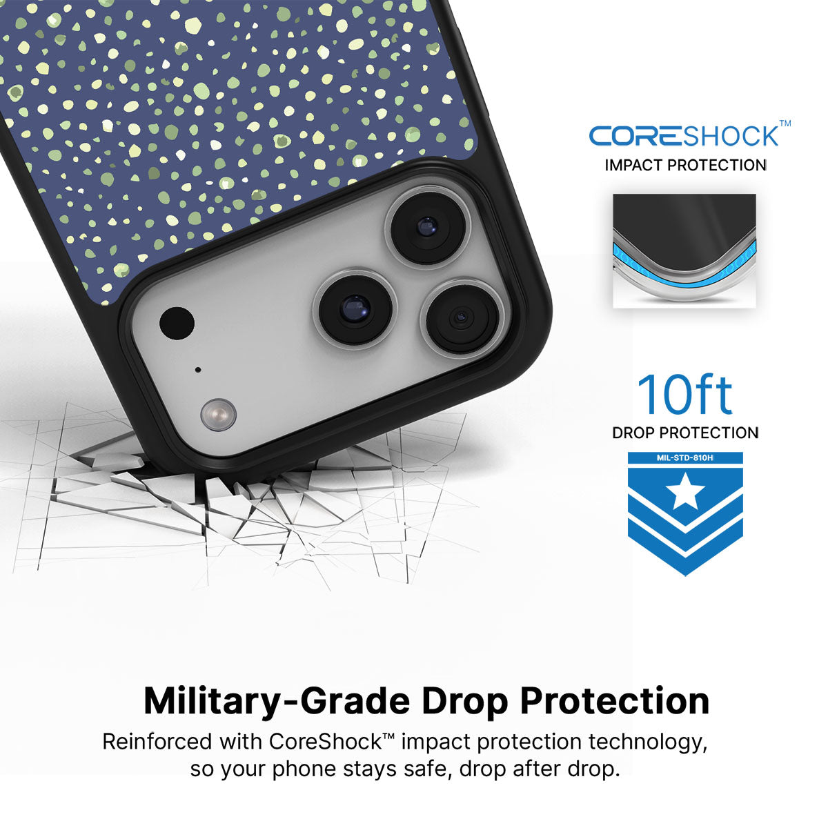 Blue Spring Dew - iPhone 17 Pro Max Case #case type_core (magsafe), #case type_core (non magsafe)