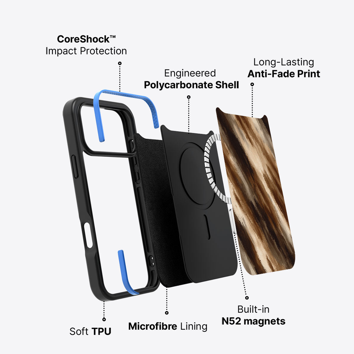 Bronze Terra - iPhone 17 Pro Max Case  #case type_core (magsafe)