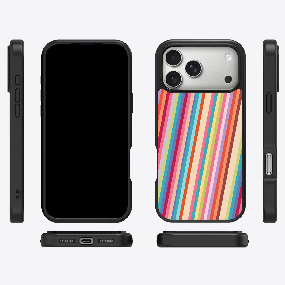 Candy Stripe - iPhone 17 Pro Max Case #case type_core (magsafe), #case type_core (non magsafe)