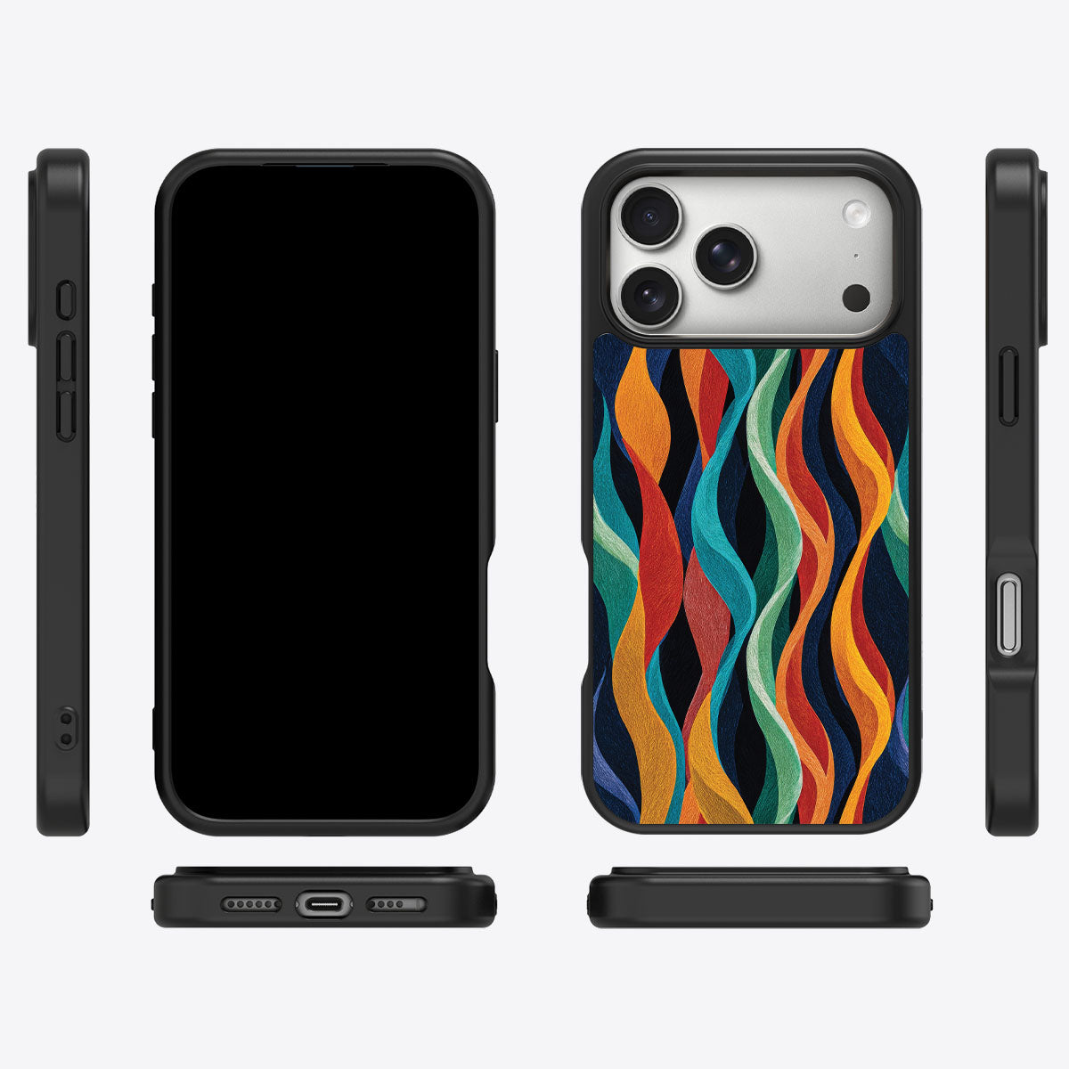 Abstract Designer iPhone 18 Pro Max Case – Coastal Waves | MagSafe — view 7