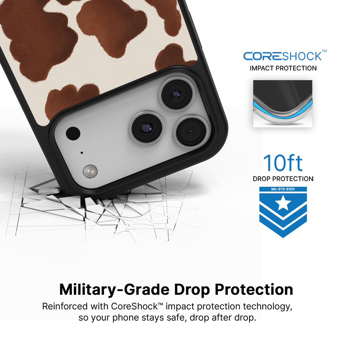 Cocoa Cow - iPhone 17 Pro Max Case #case type_core (magsafe), #case type_core (non magsafe)