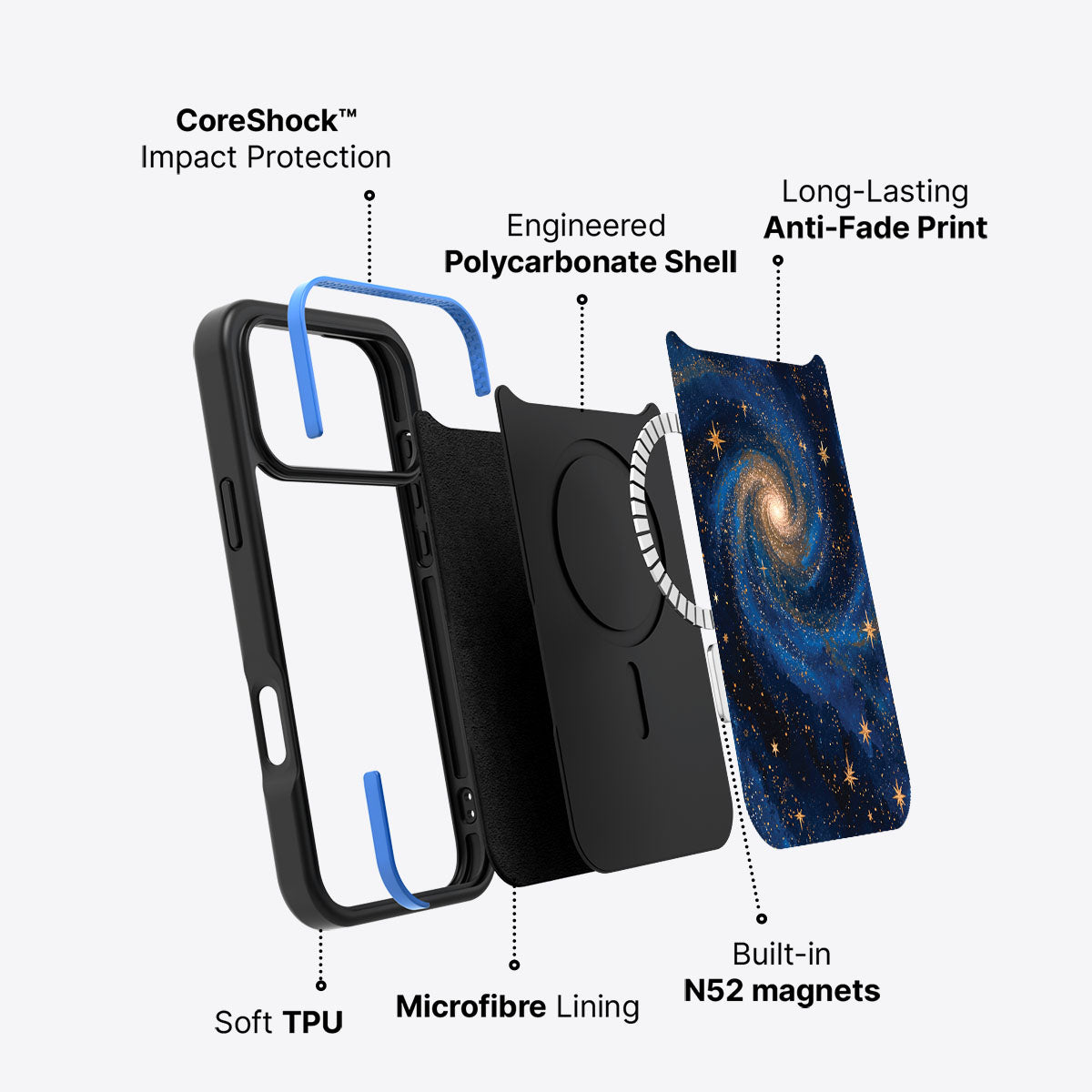 Cosmic Tide - iPhone 17 Pro Max Case