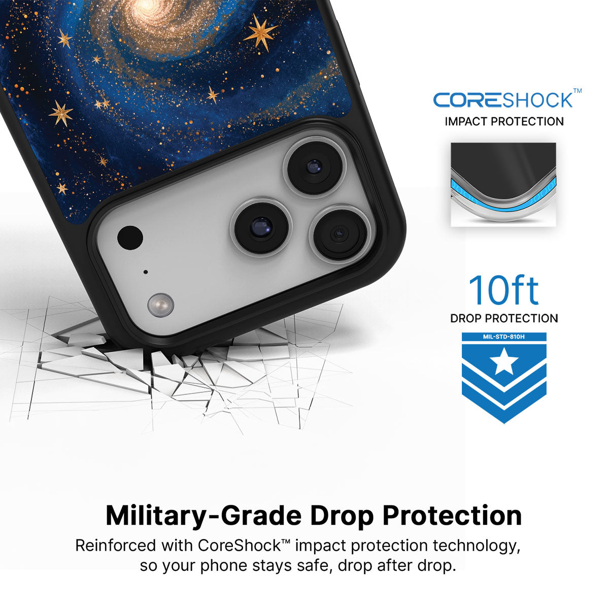 Cosmic Tide - iPhone 17 Pro Max Case