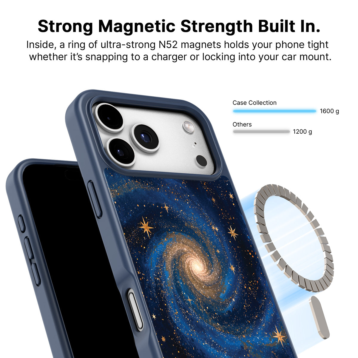 MagSafe case – Cosmic Tide design