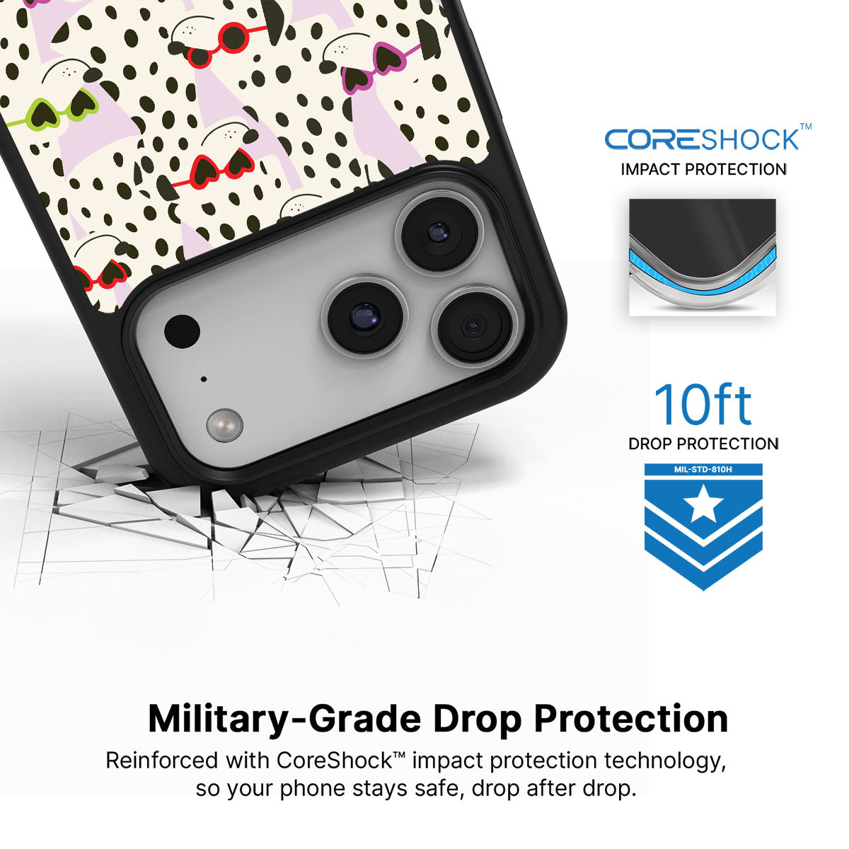 Dalmatian Dog - iPhone 17 Pro Max Case #case type_core (magsafe), #case type_core (non magsafe)