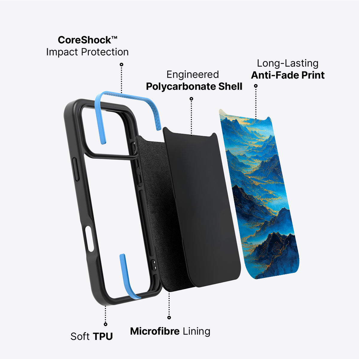 Ethereal Dawn - iPhone 17 Pro Max Case #case type_core (non magsafe)