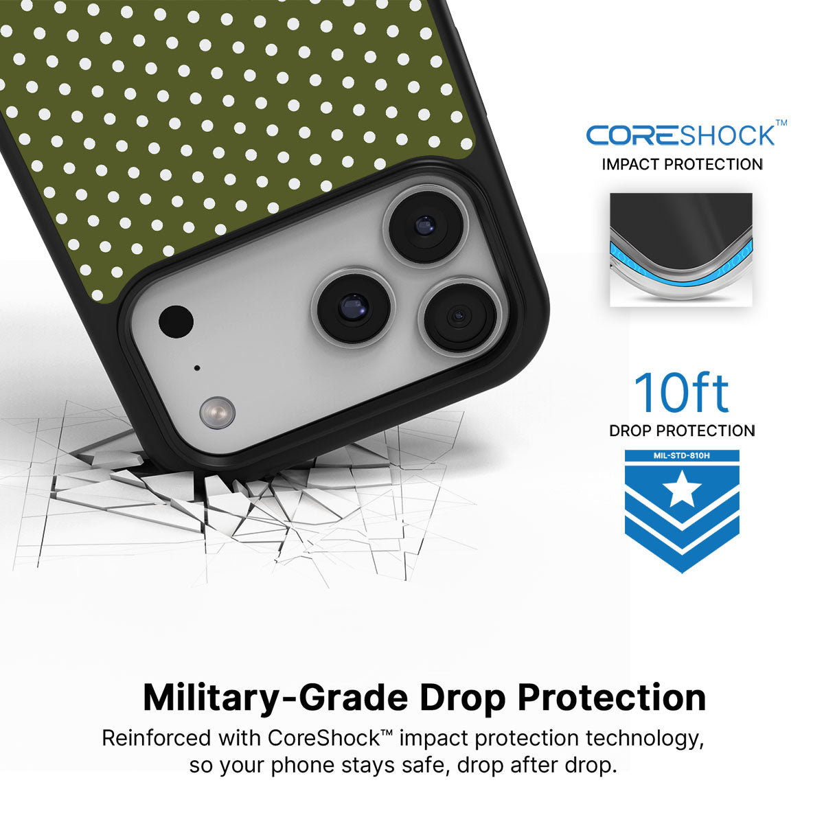 Forest Mesh - iPhone 17 Pro Max Case #case type_core (magsafe), #case type_core (non magsafe)