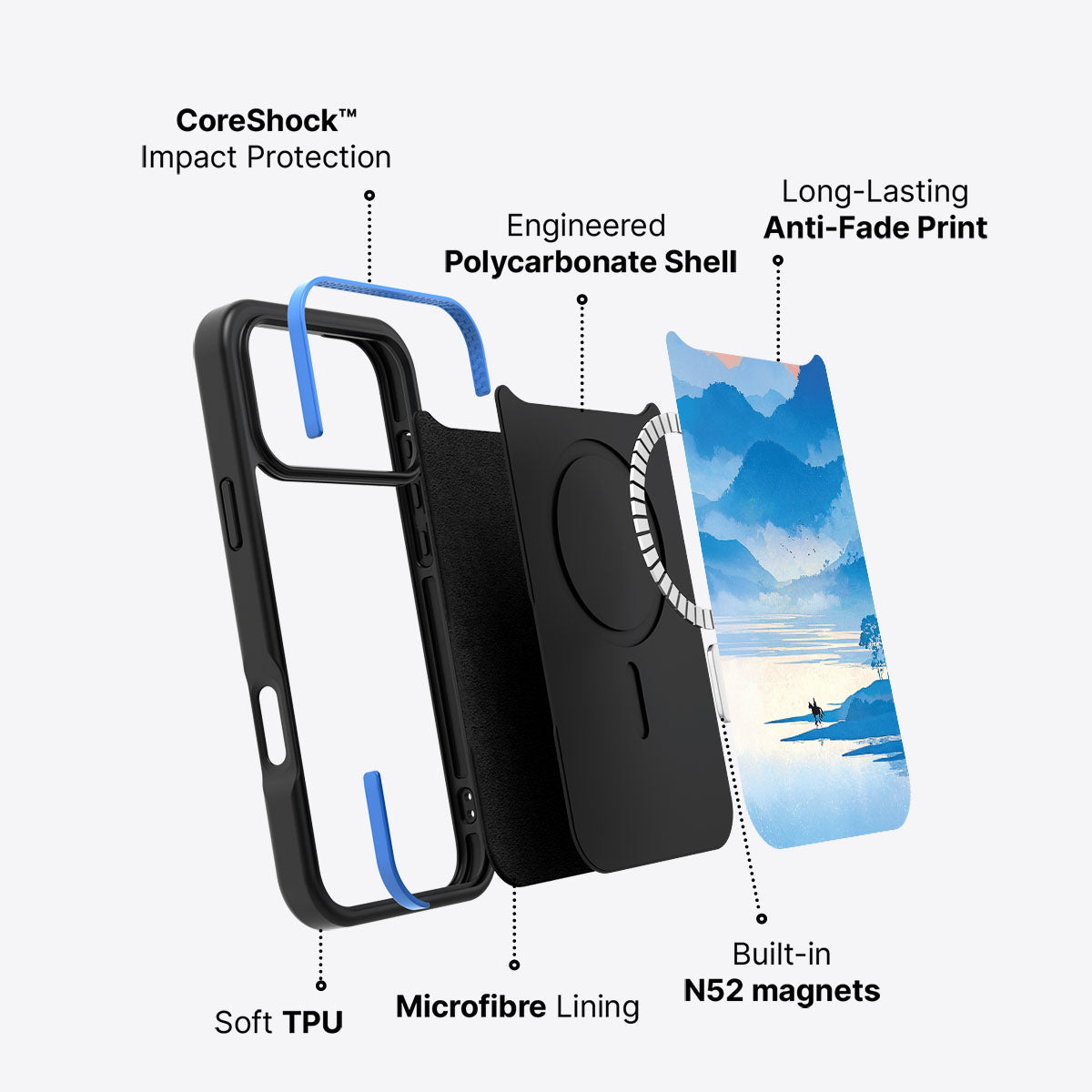 Globe Trotter - iPhone 17 Pro Max Case #case type_core (magsafe)