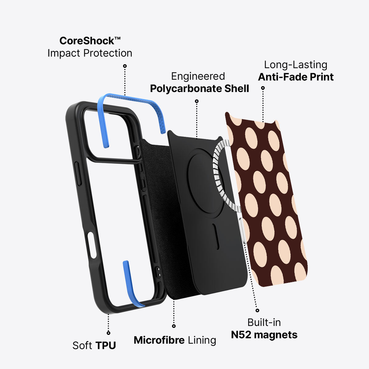 Hazelnut Spread - iPhone 17 Pro Max Case #case type_core (magsafe)