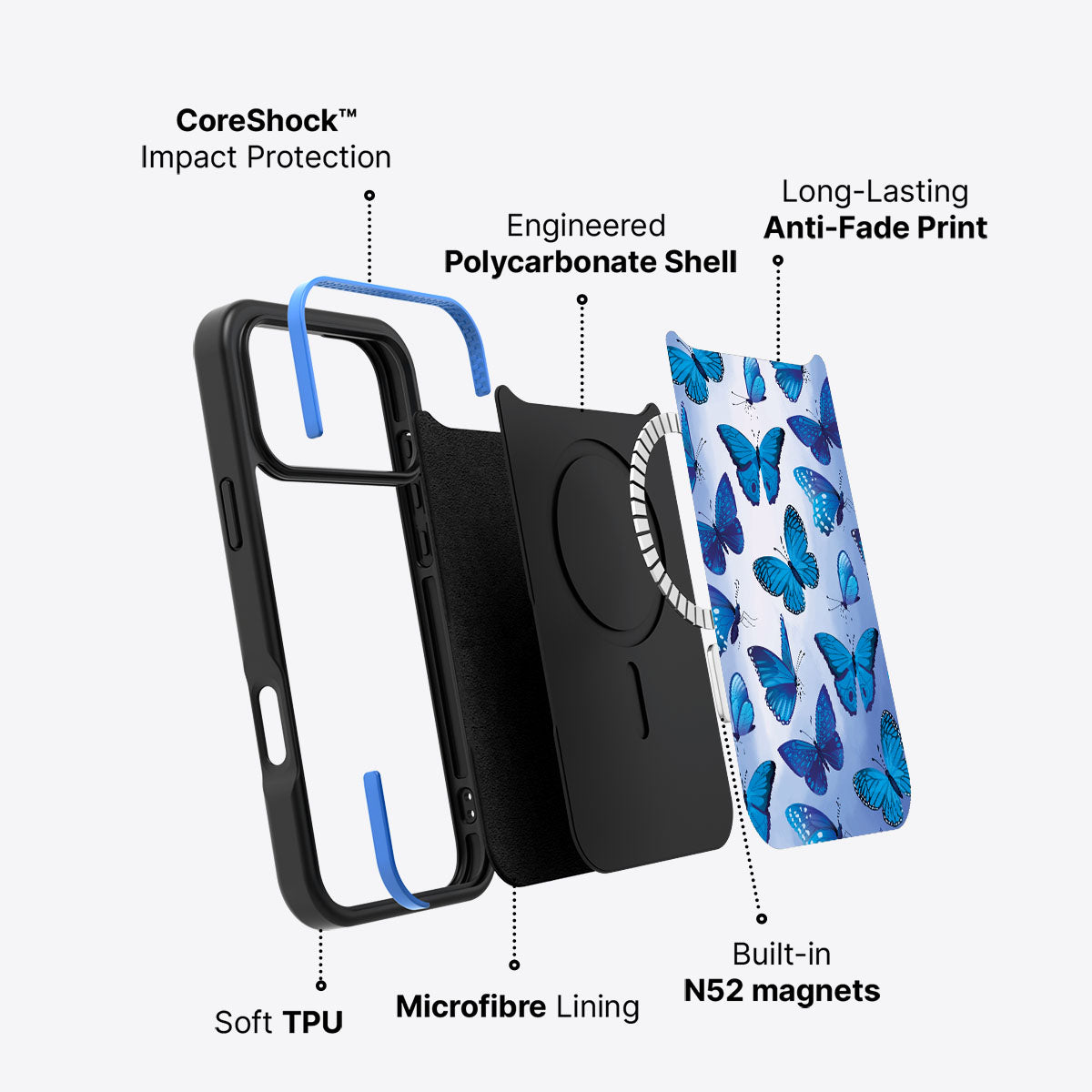 Magic Butterflies - iPhone 17 Pro Max Case