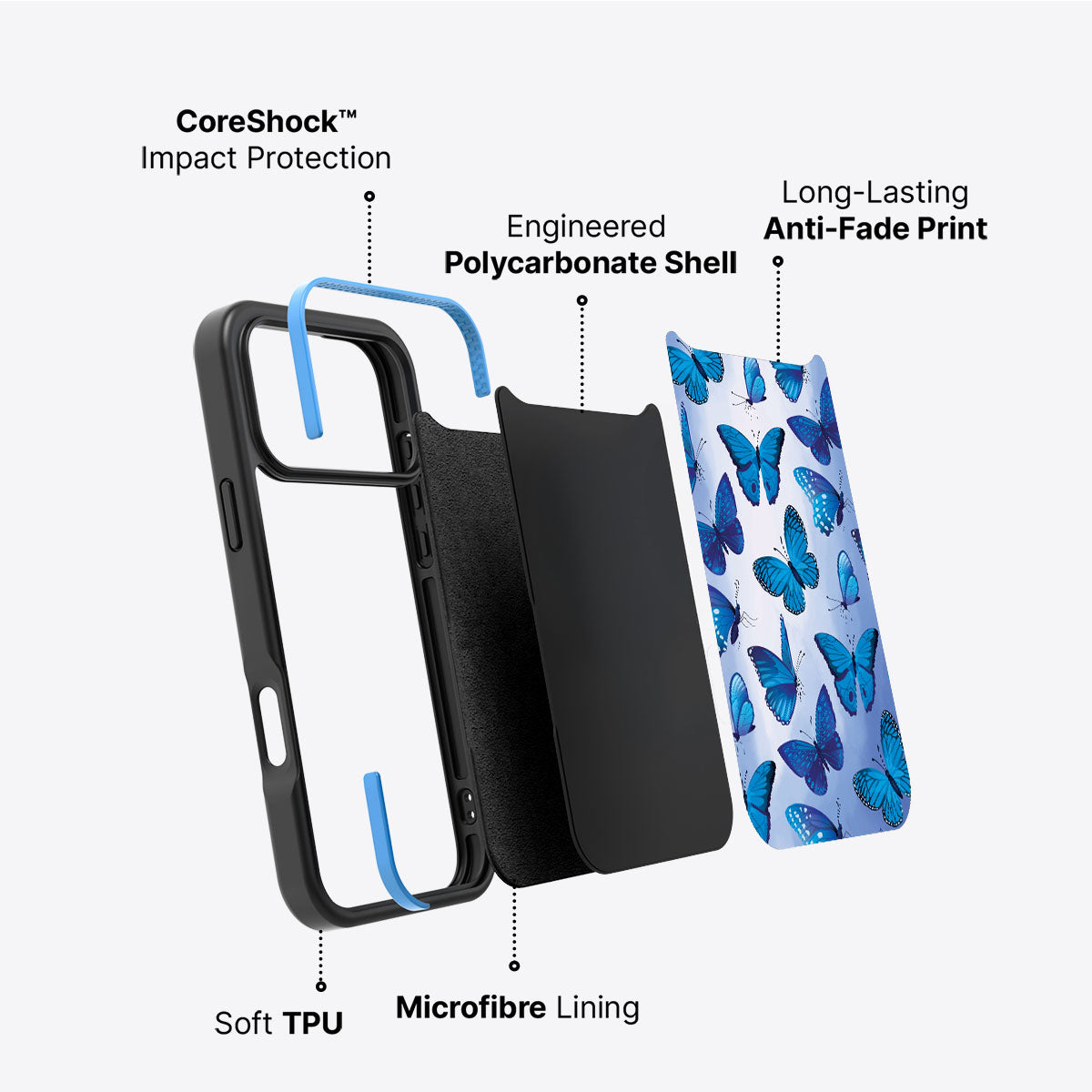 Magic Butterflies - iPhone 17 Pro Max Case