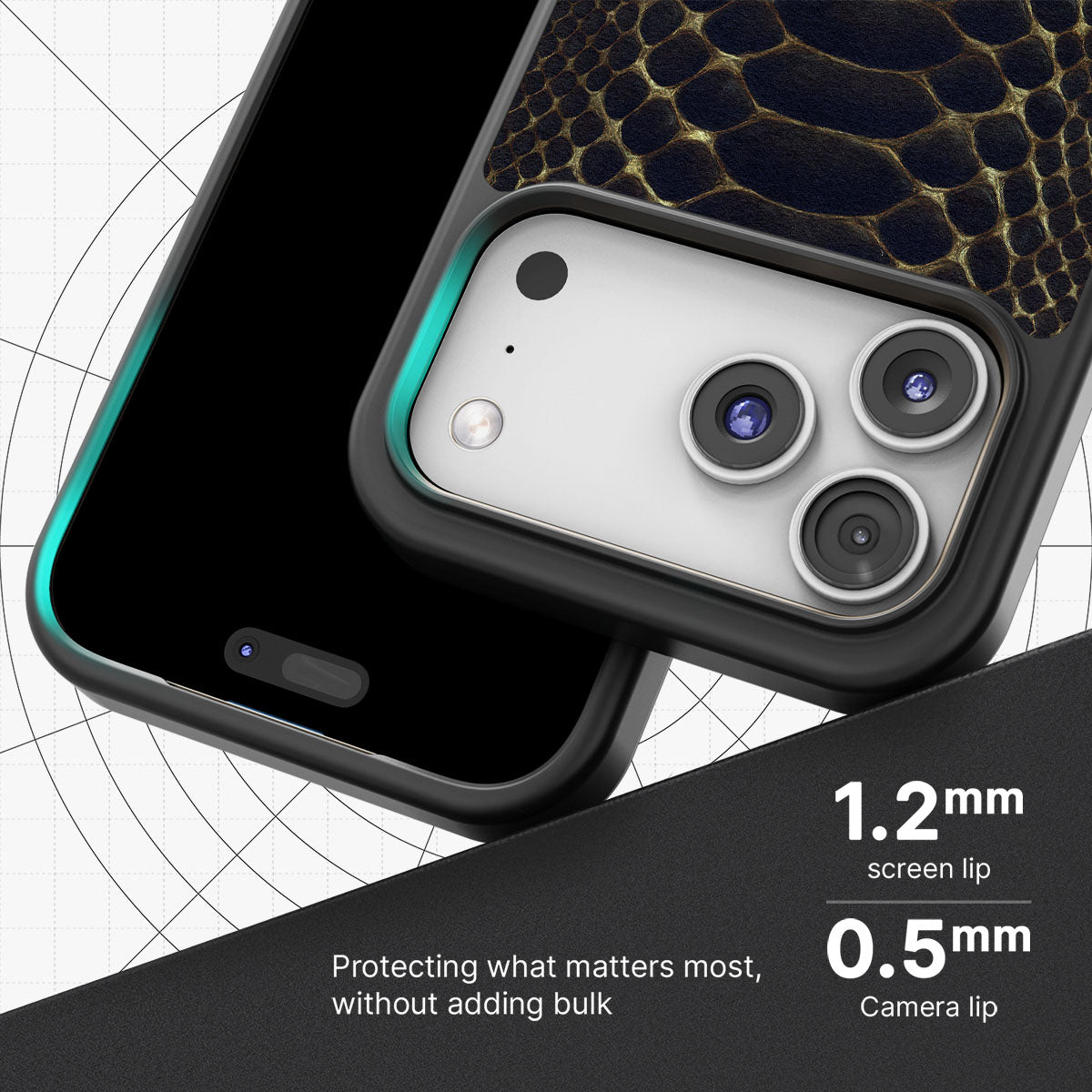 Midnight Crawl - iPhone 17 Pro Max Case  #case type_core (magsafe), #case type_core (non magsafe)