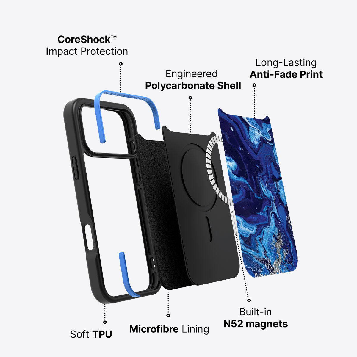 Mystic Waters - iPhone 17 Pro Max Case #case type_core (magsafe)