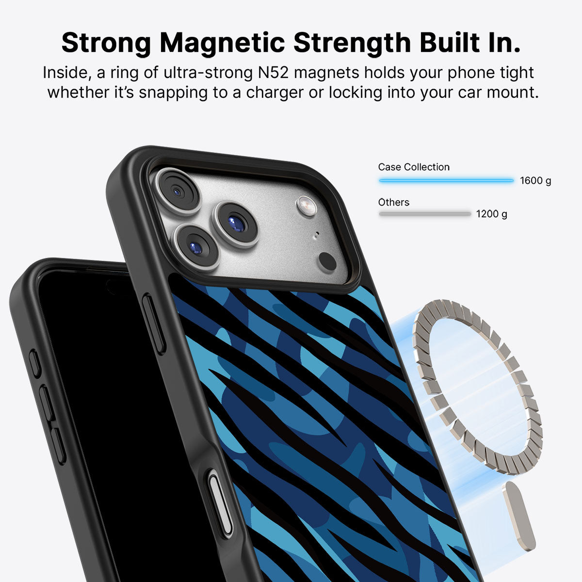 Ocean Camo - iPhone 17 Pro Max Case, #case type_core (magsafe)
