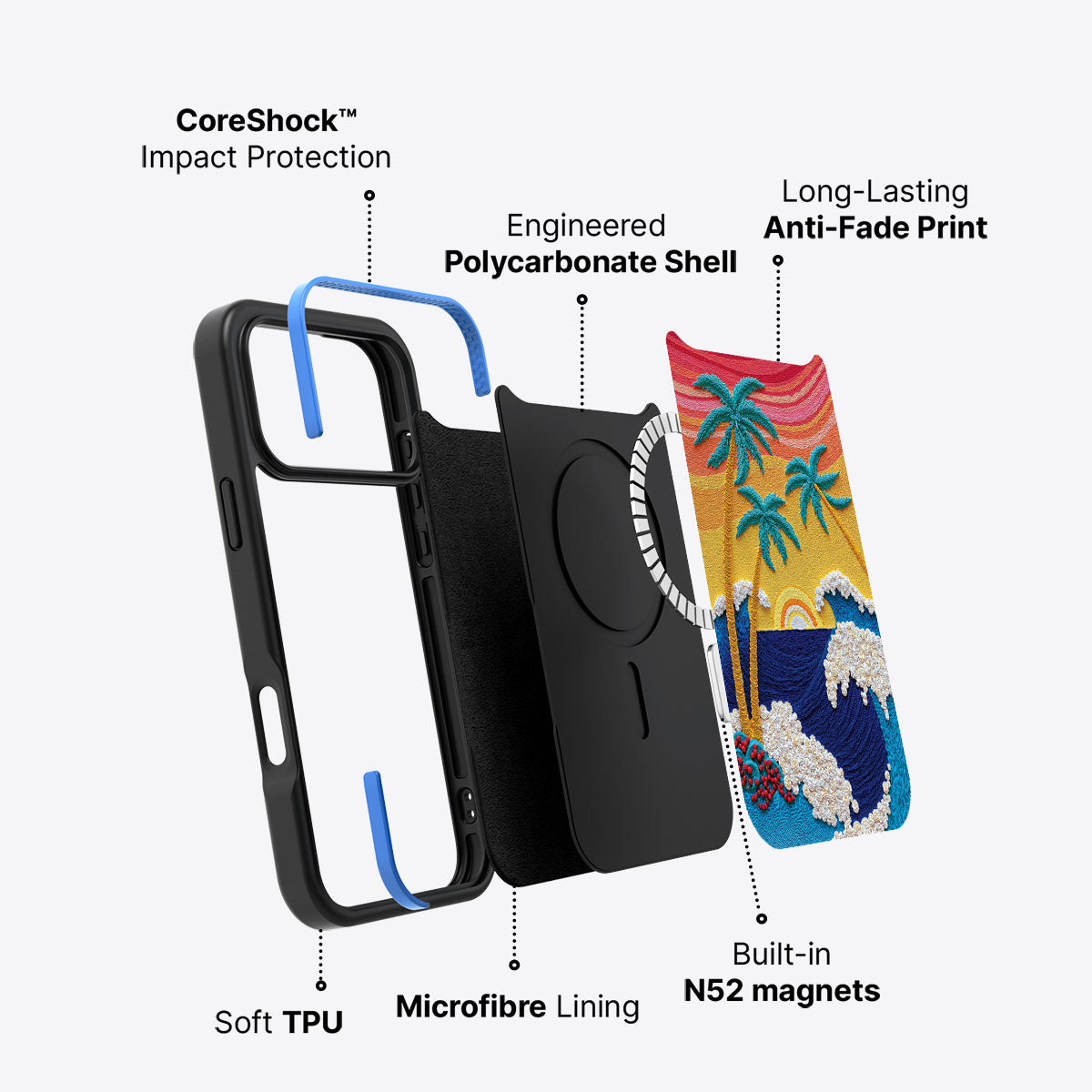 Paper Tropics - iPhone 17 Pro Max Case