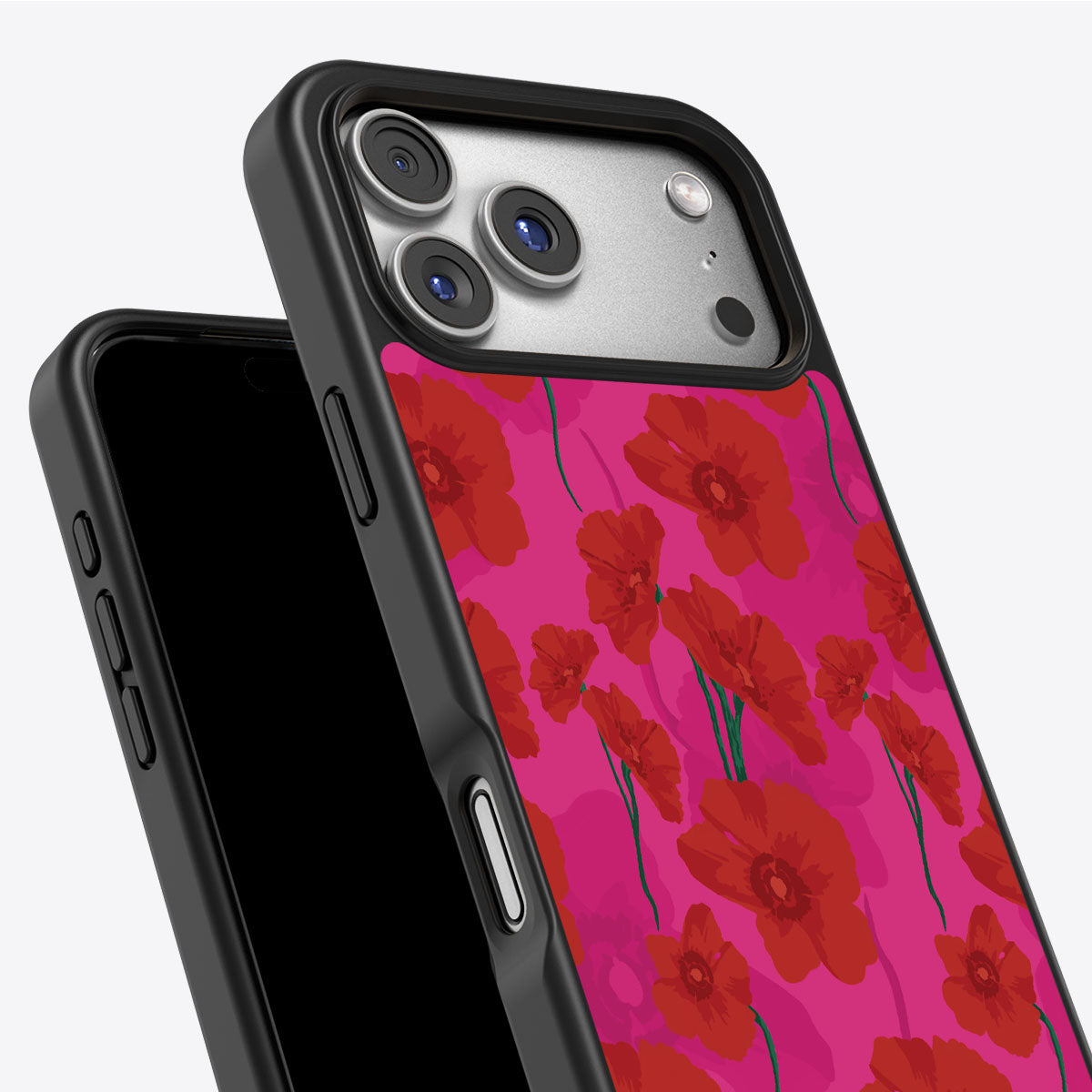 Pink Poppies - iPhone 17 Pro Max Case #case type_core (non magsafe)