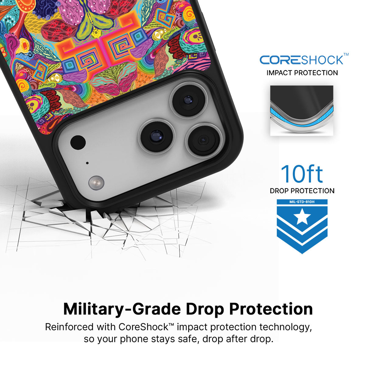 Psychaedellic - iPhone 17 Pro Max Case #case type_core (magsafe), #case type_core (non magsafe)