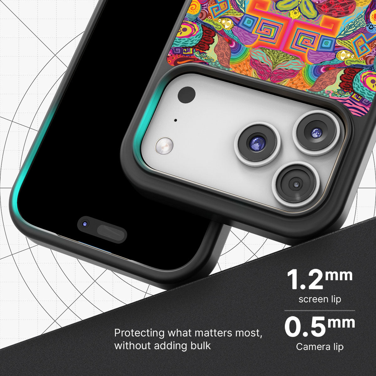 Psychaedellic - iPhone 17 Pro Max Case #case type_core (magsafe), #case type_core (non magsafe)