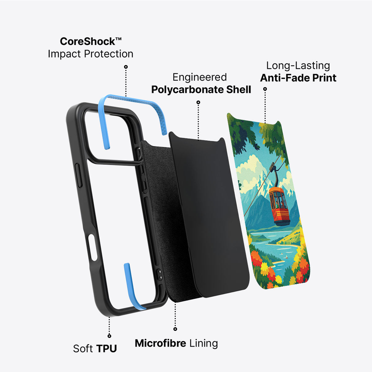 Queenstown - iPhone 17 Pro Max Case #case type_core (non magsafe)