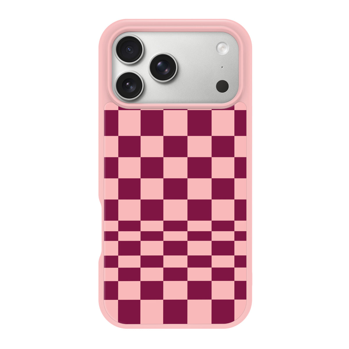 Rouge Board design back view – iPhone 17 Pro Max case