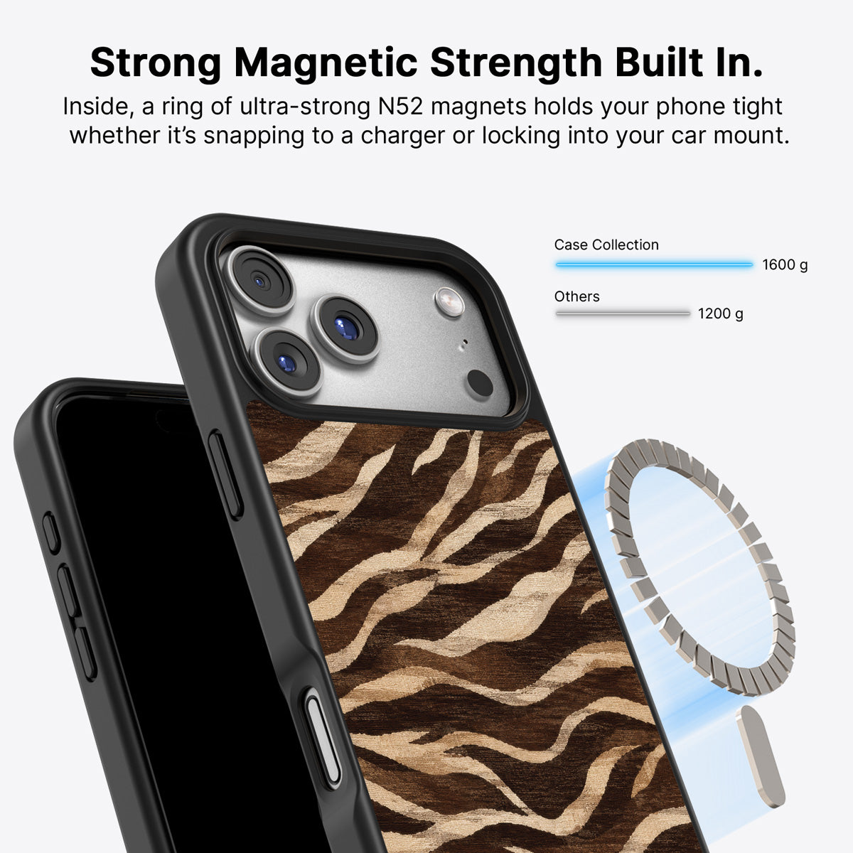 iPhone 18 Pro Max MagSafe case – Savanna Silk design