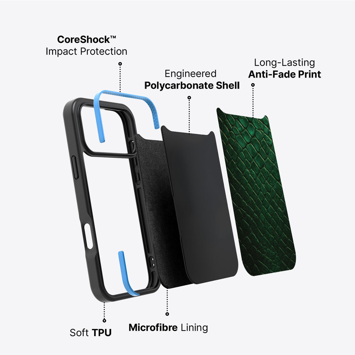 Slytherin Senses - iPhone 17 Pro Max Case  #case type_core (non magsafe)