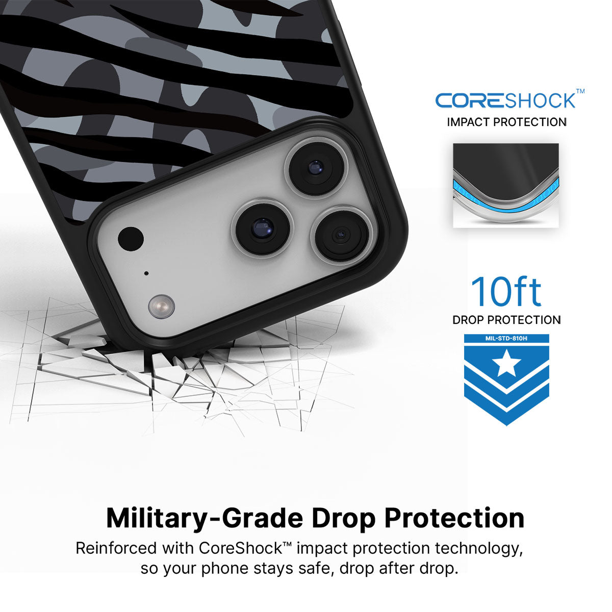 Stealth Camo - iPhone 17 Pro Max Case, #case type_core (magsafe), #case type_core (non magsafe)