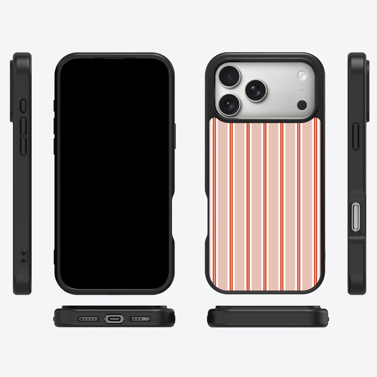 Vermillion Streak - iPhone 17 Pro Max Case #case type_core (magsafe), #case type_core (non magsafe)