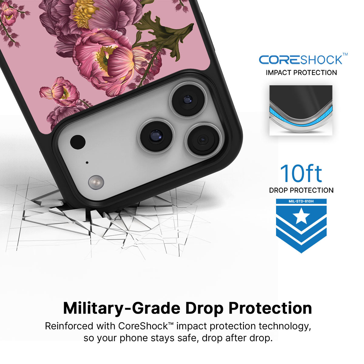 Vintage Blossoms - iPhone 17 Pro Max Case #case type_core (magsafe), #case type_core (non magsafe)