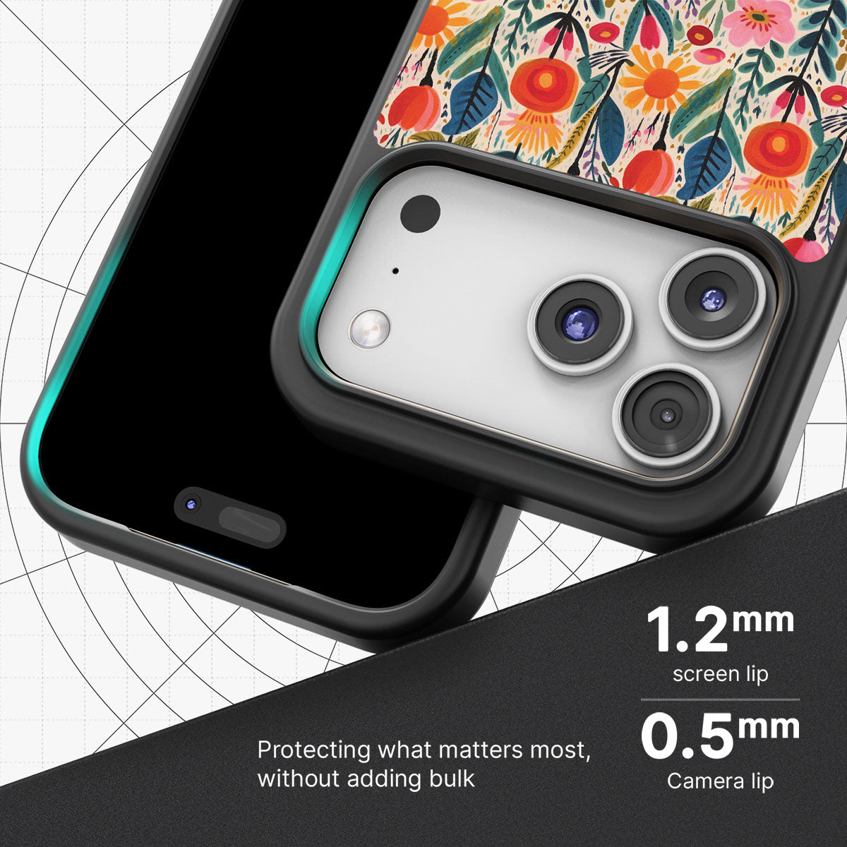 Wild Blossoms - iPhone 17 Pro Max Case #case type_core (magsafe), #case type_core (non magsafe)