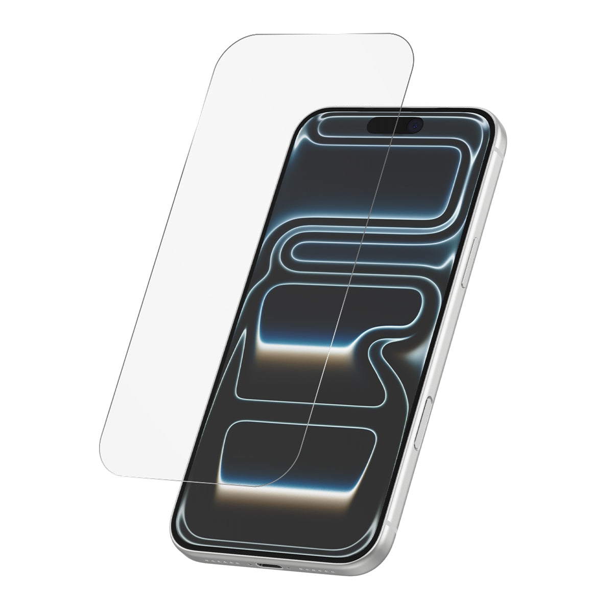 iPhone 17 Pro screen protector – clear strengthened glass with 2.5D curved edges, pack of 2
