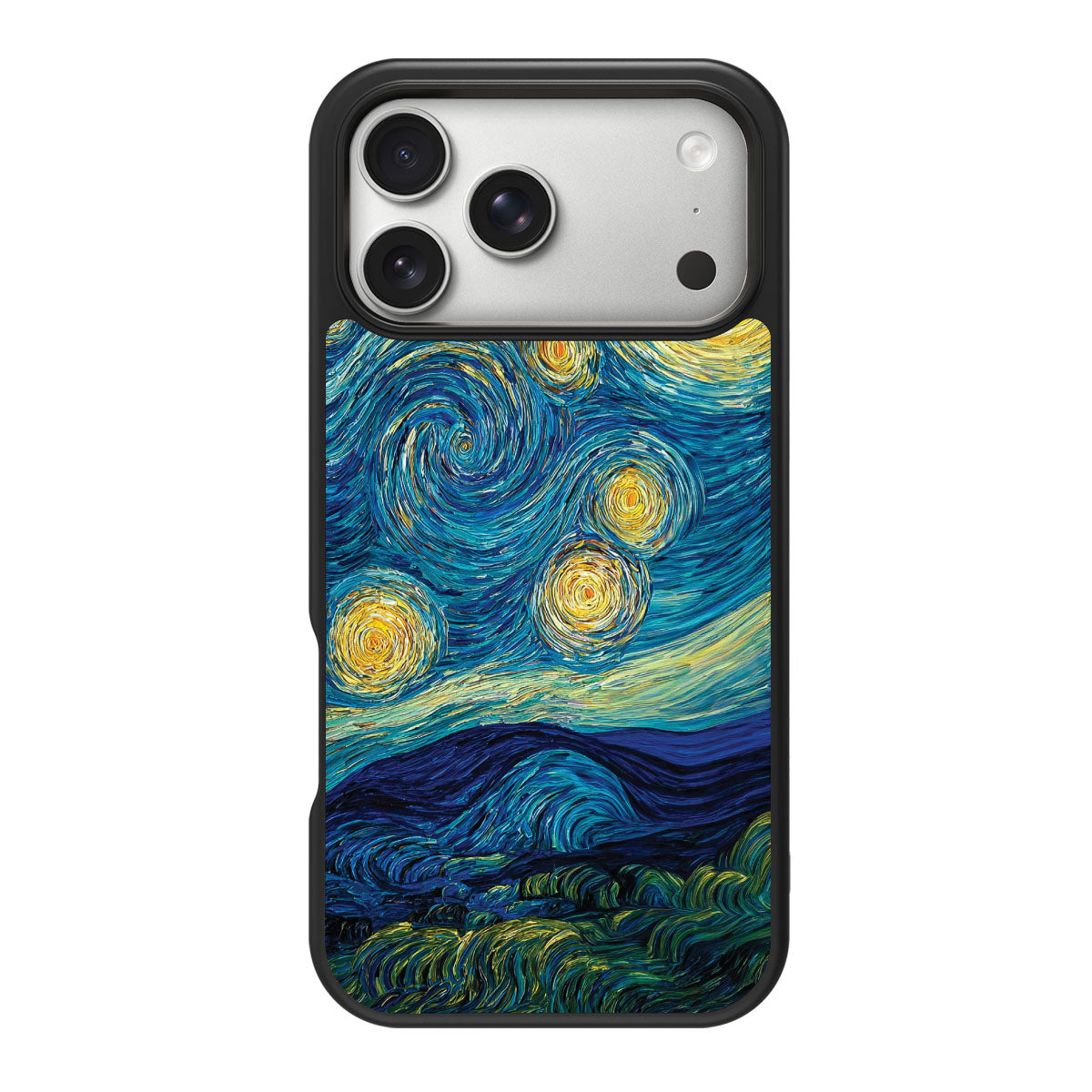 Astral Waves design back view – iPhone 18 Pro case