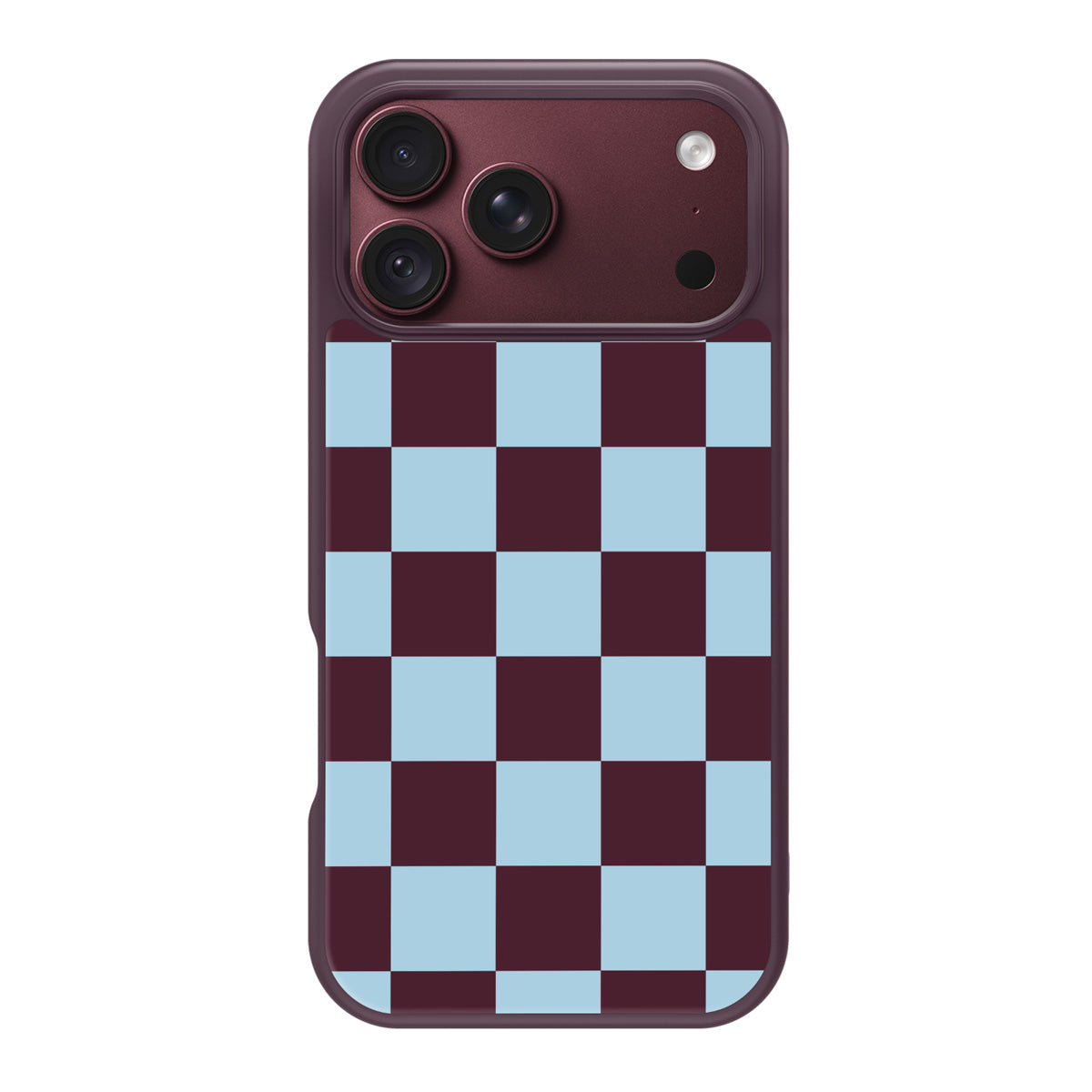 Cabernet Tile design back view – iPhone 18 Pro case
