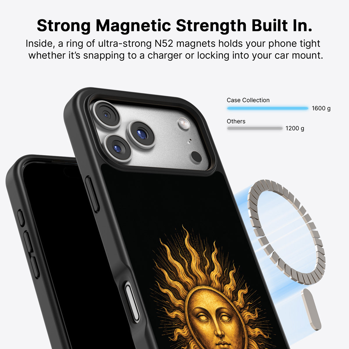 iPhone 18 Pro MagSafe case – Celestial Sun design
