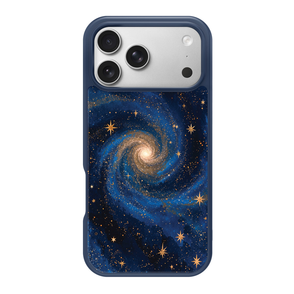 Cosmic Tide design back view – iPhone 18 Pro case