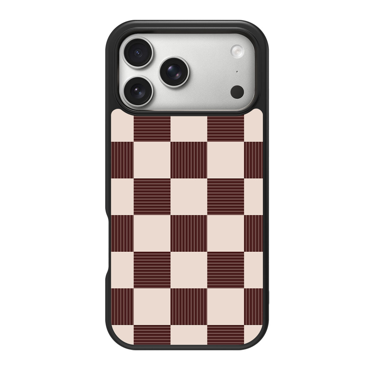 Elegance Espresso design back view – iPhone 18 Pro case