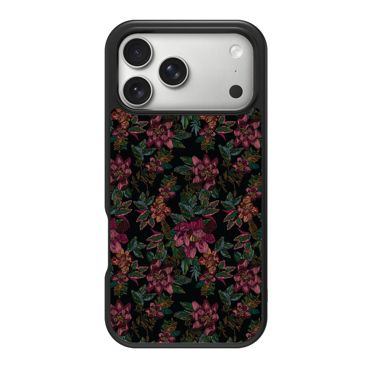 Floral Tapestry design back view – iPhone 18 Pro case