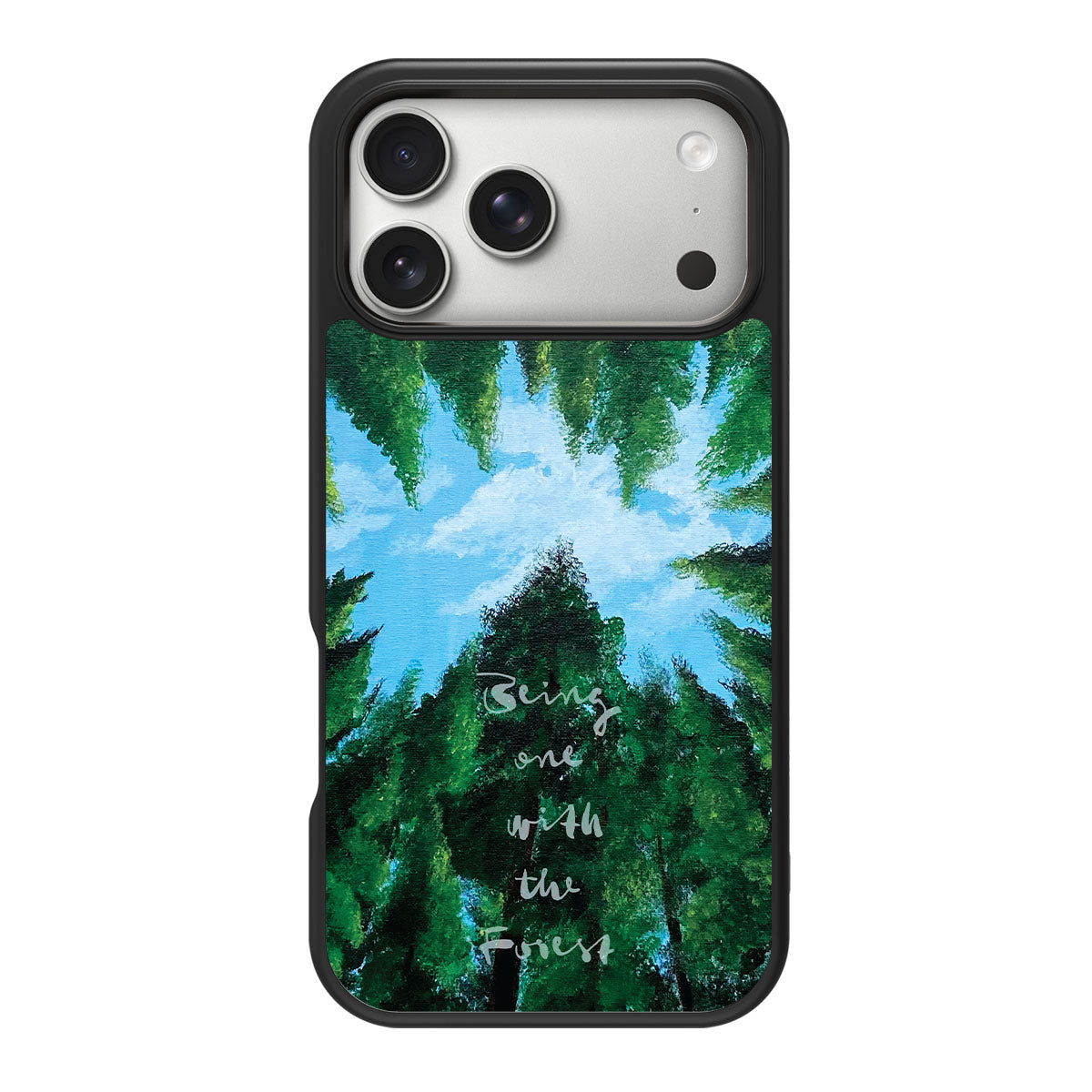 Forest Bathing design back view – iPhone 18 Pro case