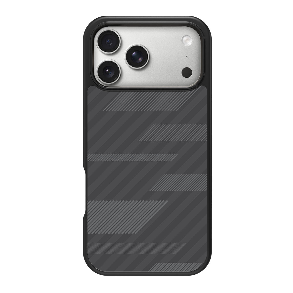 Gray Twill Play design back view – iPhone 18 Pro case
