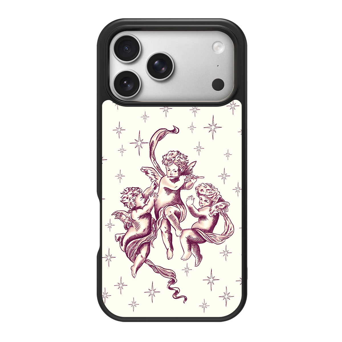 Herald Angels design back view – iPhone 18 Pro case