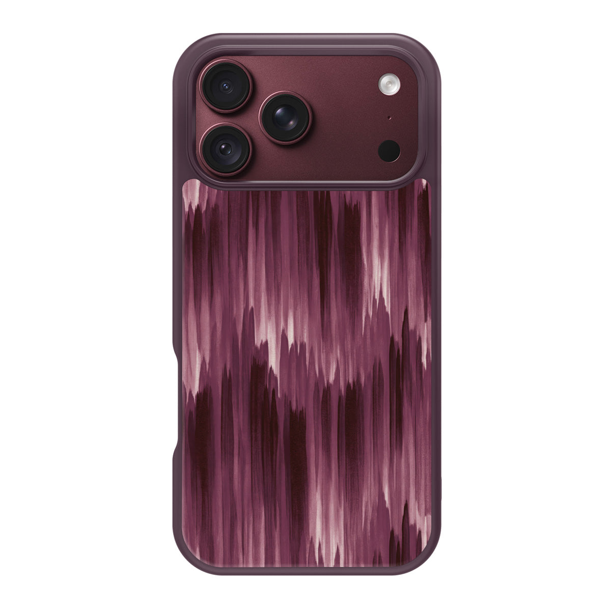 Ikat Haze design back view – iPhone 18 Pro case