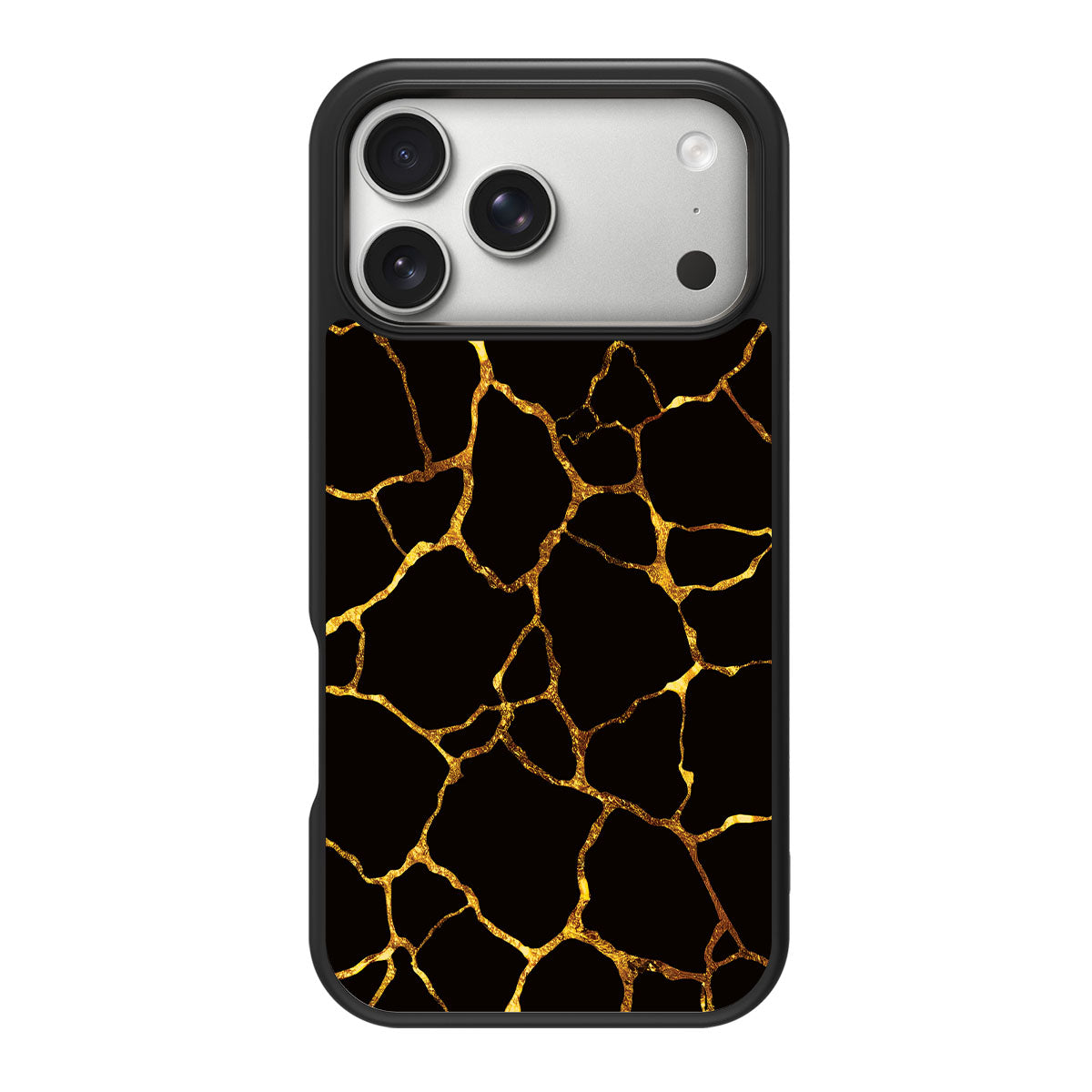 Kintsugi design back view – iPhone 18 Pro case