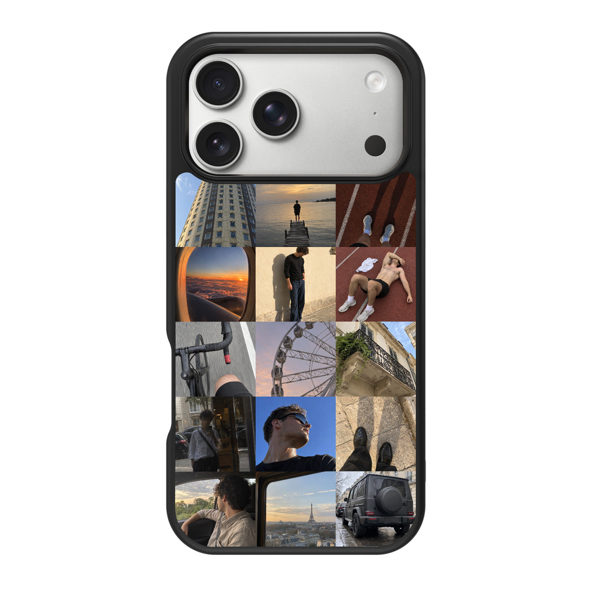 Personalised iPhone 18 Pro case – 15-photo collage design