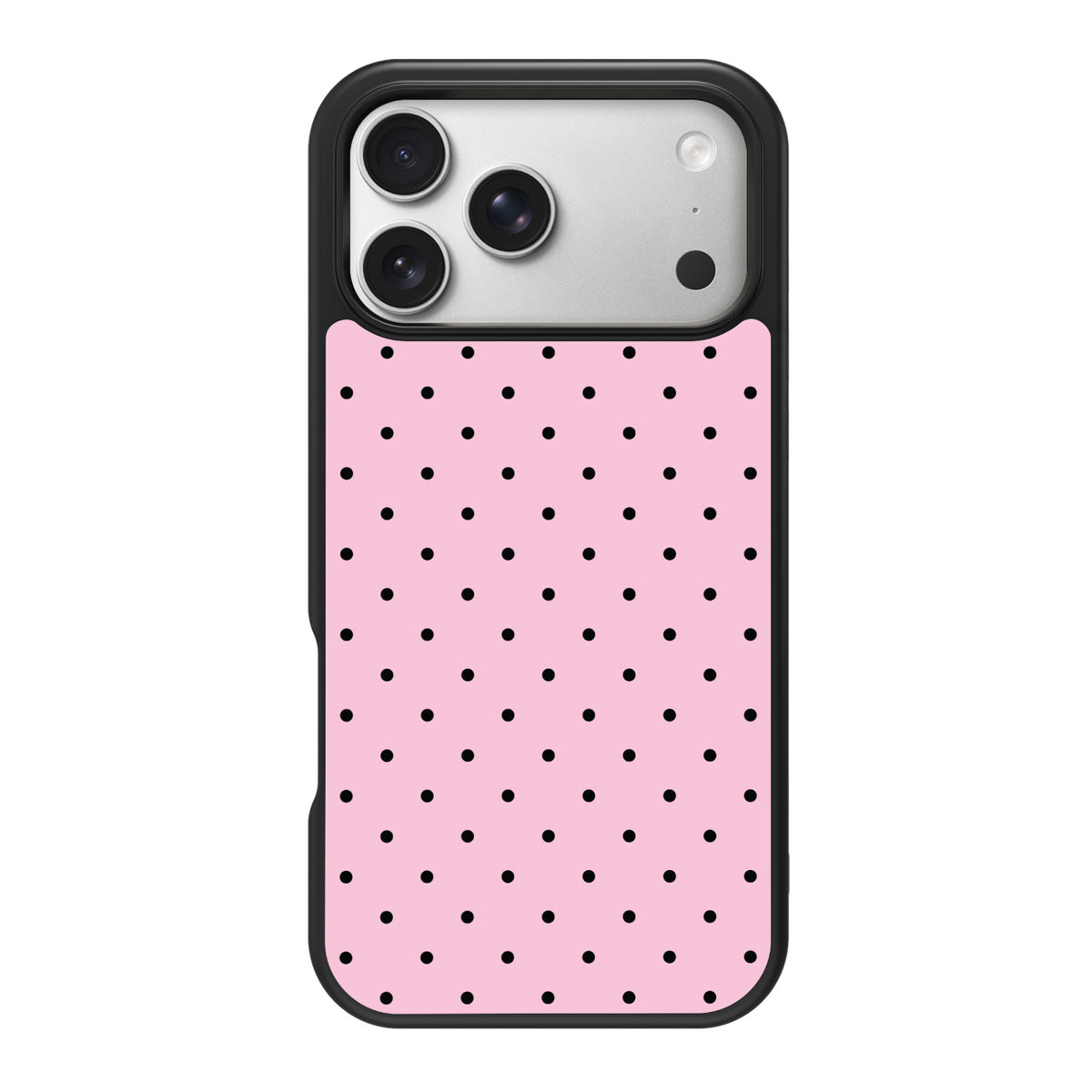 Pink Polka Dot iPhone 18 Pro Case – Veloria | MagSafe