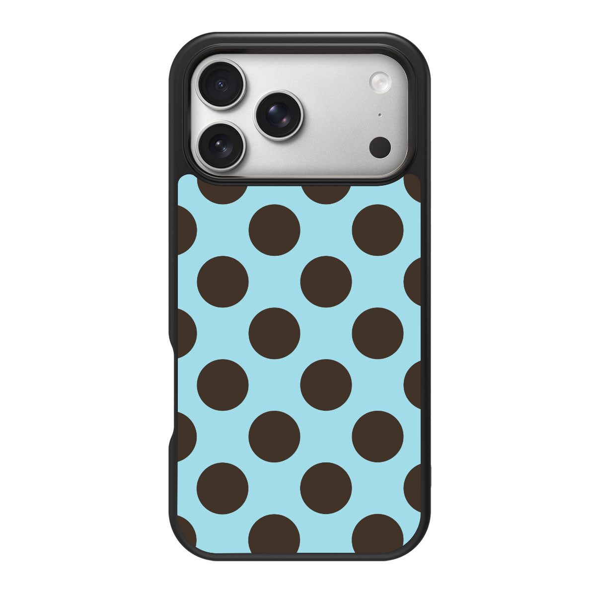 Blue Mocha design back view – iPhone 18 Pro Max case